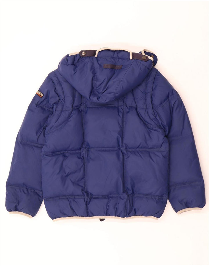 NAPAPIJRI Cazadora Acolchada Con Capucha Niño 13-14 Años Azul Marino Poliamida