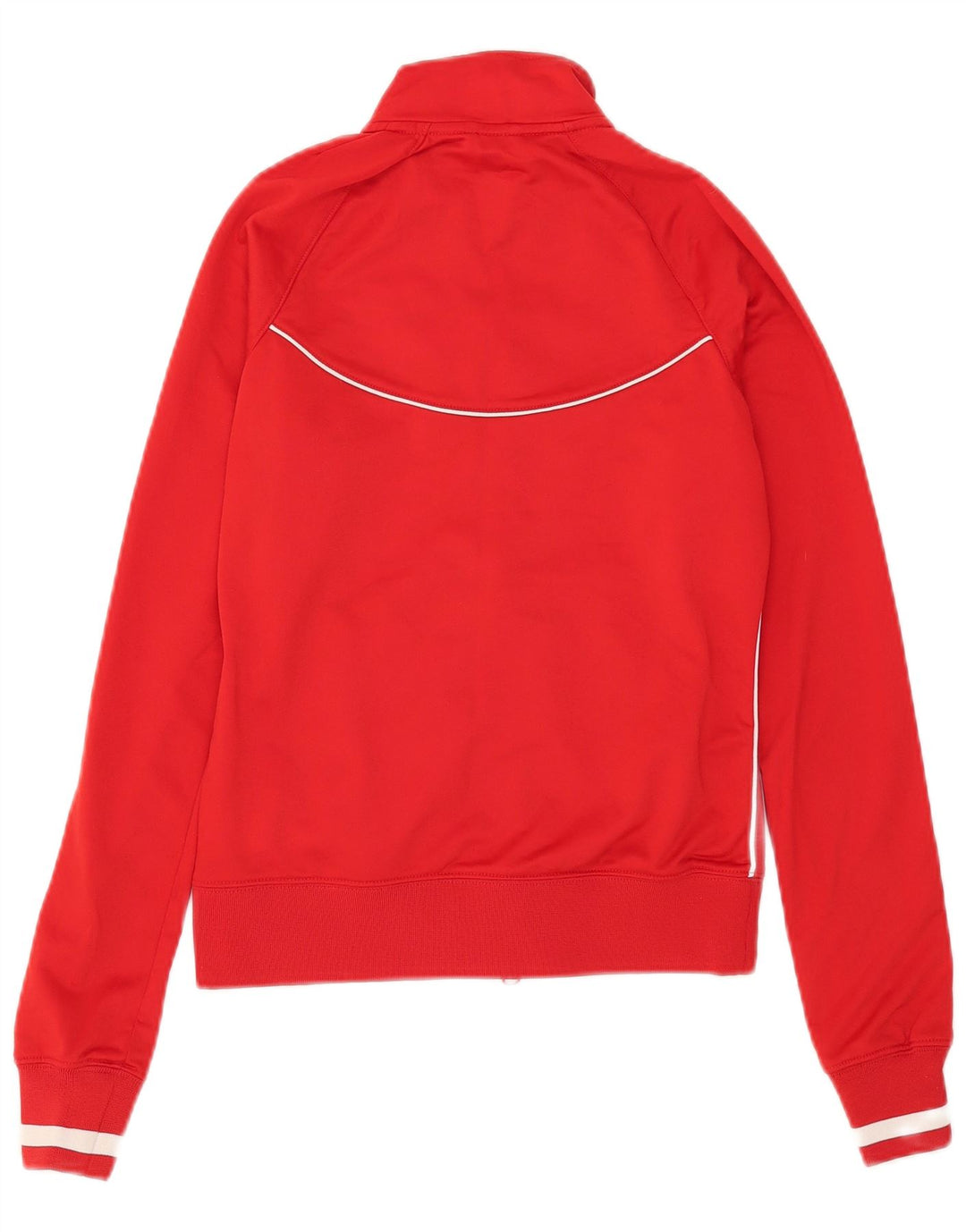 Nike - Chaqueta de chándal para mujer, talla 10/12, poliéster rojo mediano