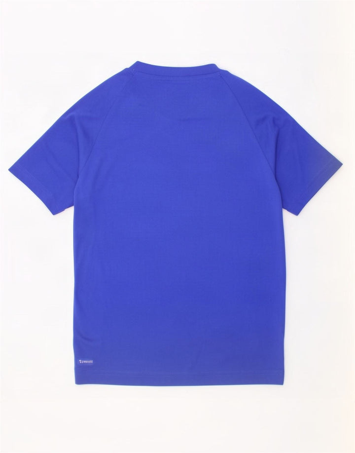 Adidas Chicos Climalite Camiseta Top 9-10 Años Azul Poliéster