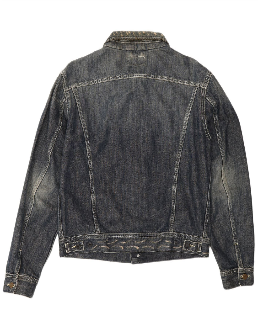 Lee Chaqueta Vaquera para Mujer UK 44 Algodón Azul Medio