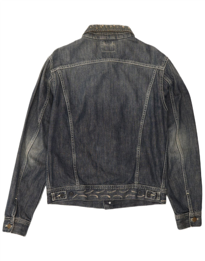 Lee Chaqueta Vaquera para Mujer UK 44 Algodón Azul Medio