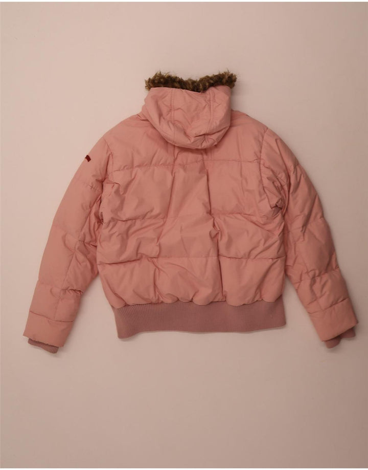 Helly Hansen Chaqueta acolchada con capucha para mujer UK 44 2XL Nylon rosa