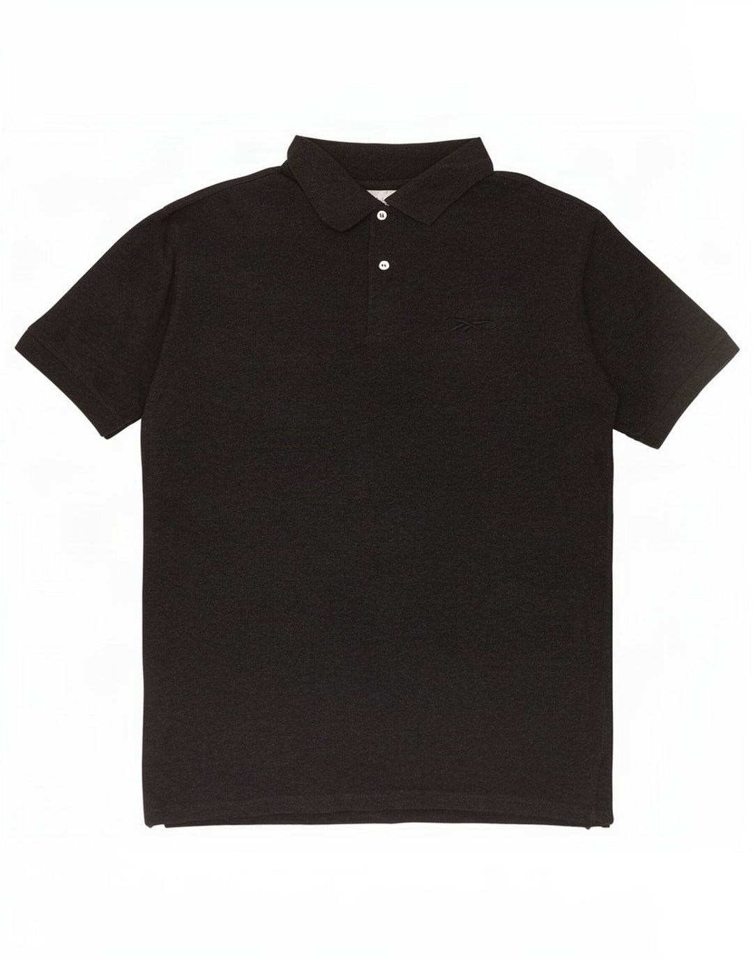 Polo Reebok Hombre Grande Algodón Negro
