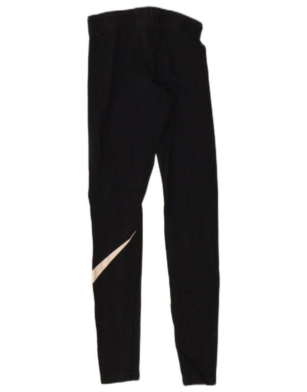 Nike Leggings gráficos para mujer UK 4 XS Algodón negro