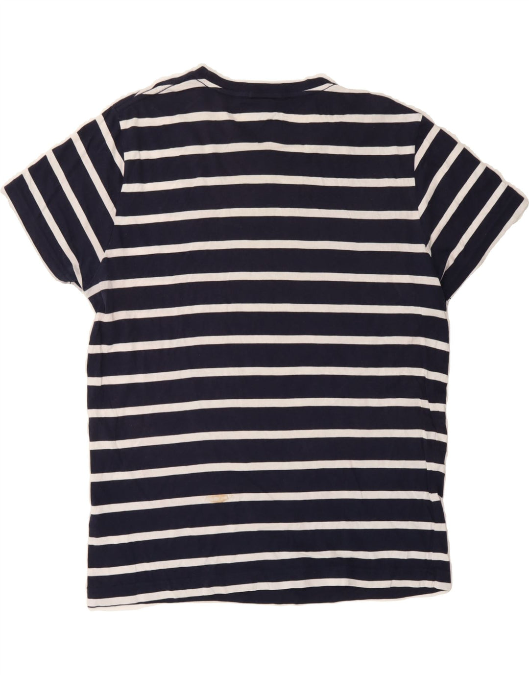 GANT Mens T-Shirt Top Small Navy Blue Striped Cotton Vintage Gant and Second-Hand Gant from Messina Hembry 