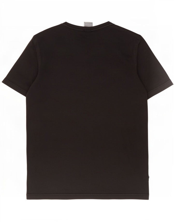 Puma Camiseta gráfica para hombre Top Medium Black Cotton