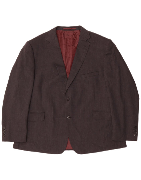 Marks & Spencer Chaqueta tipo blazer de 2 botones para hombre UK 48 2XL Lana gris