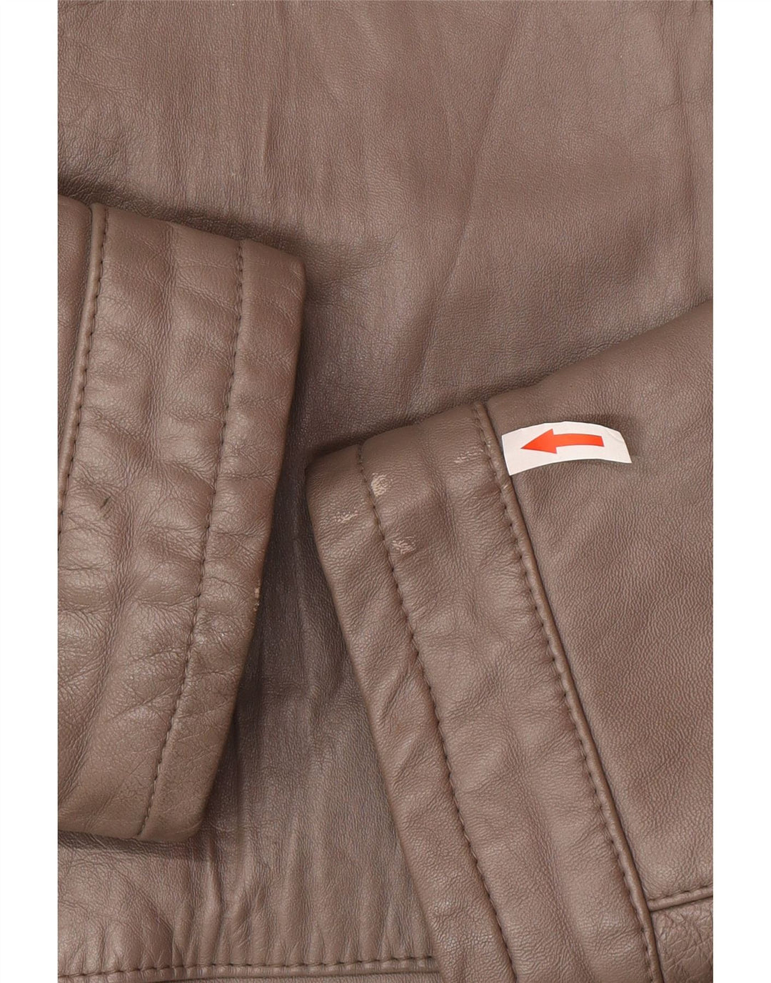 Vintage hombres chaqueta de cuero Reino Unido 40 marrón grande
