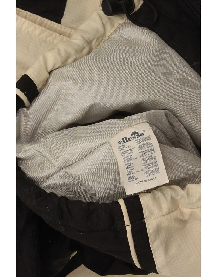 Chaqueta cortavientos extragrande para mujer Ellesse UK 40 Small Black Colourblock