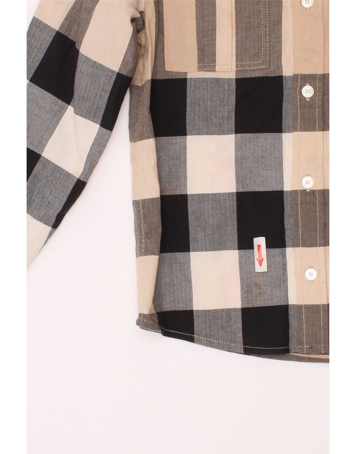Burberry Camisa Niño 5-6 Años Cuadros Multicolor Algodón