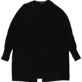 Marks & Spencer Suéter tipo cárdigan extragrande largo para mujer UK 40 XL Negro