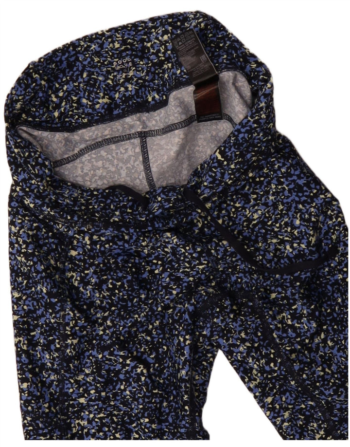 Marks & Spencer Leggings para mujer Reino Unido 10 Pequeño poliéster moteado azul