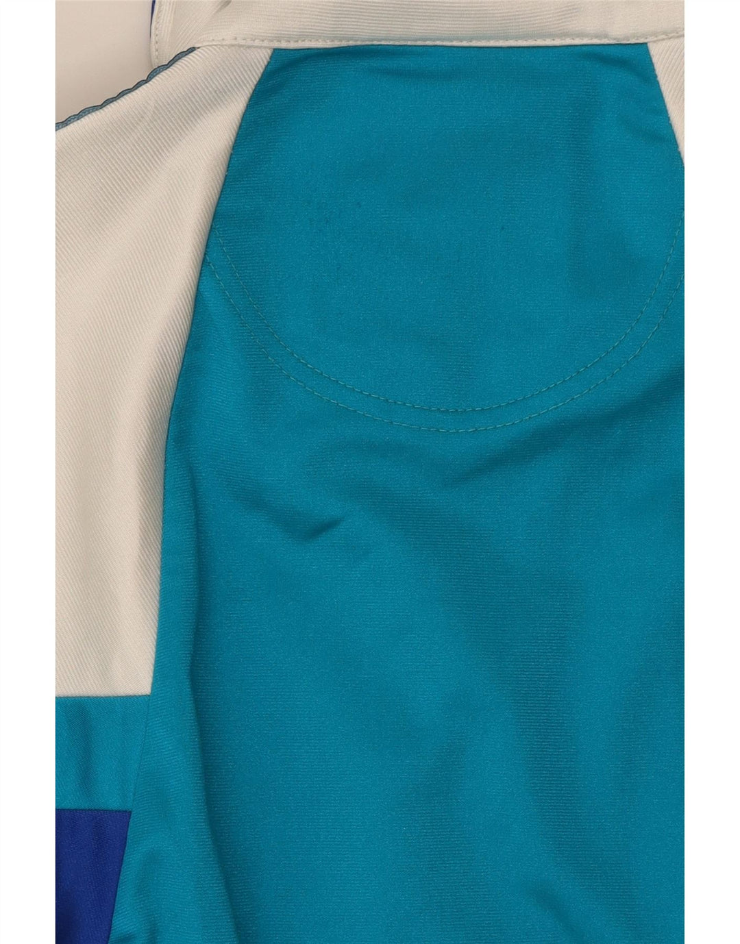 Asics Mens Graphic Chándal Top Jacket IT 44 XS Azul Colorblock
