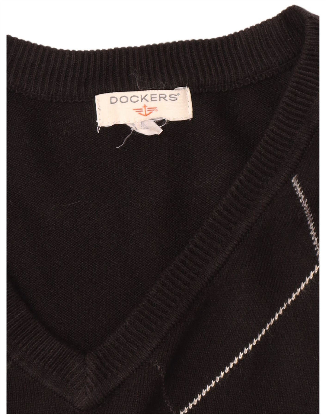 Dockers Camiseta sin mangas para hombre XL Black Argyle/Diamond