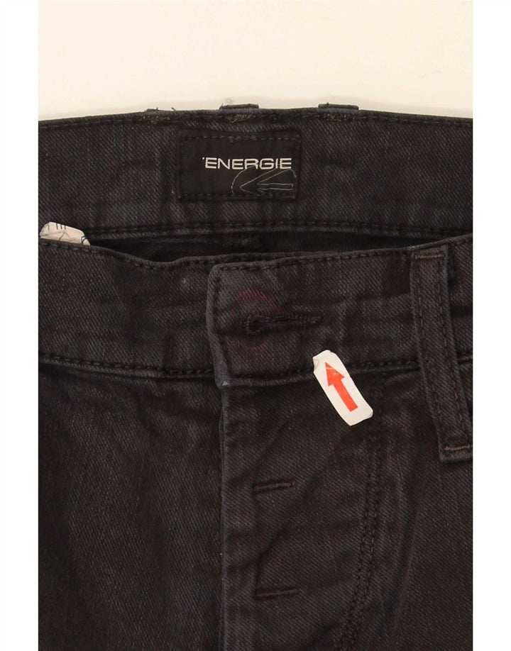 Vaqueros ajustados para mujer Energie W32 L36 Algodón negro