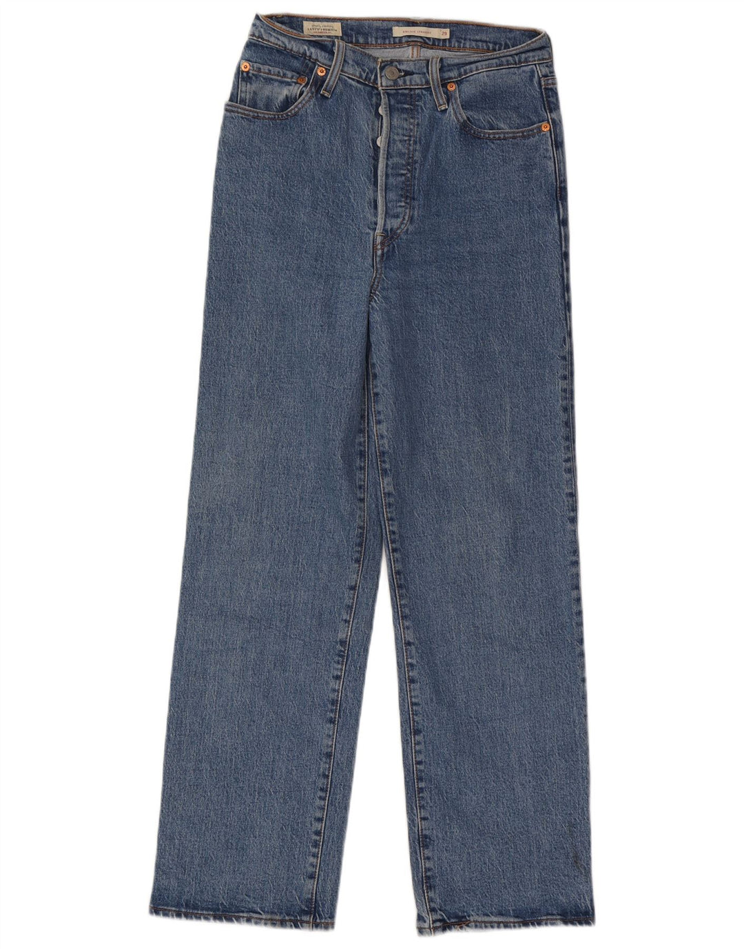 Vaqueros Levi's Ribcage Rectos Mujer W29 L28 Algodón Azul