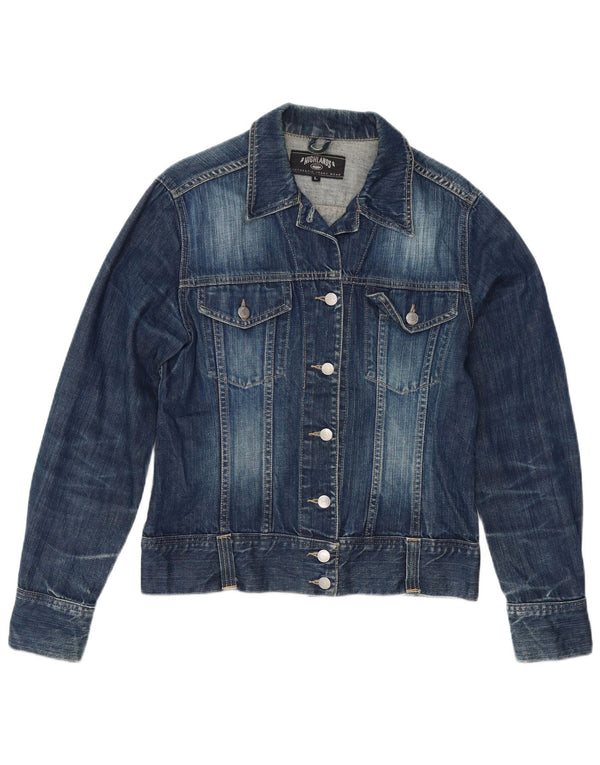 Highlands Chaqueta vaquera para mujer UK 44 Grande Azul marino