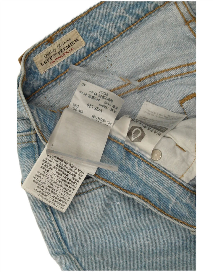 Vaqueros Levi's Mujer 501 Rectos W25 L26 Algodón Azul