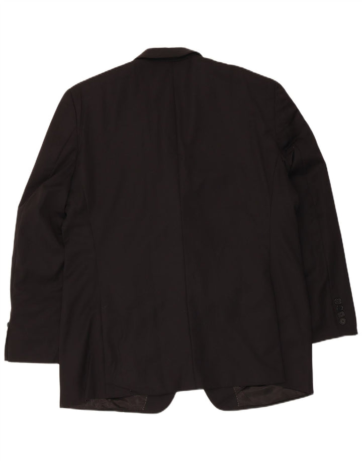 Dkny Chaqueta tipo blazer de 2 botones para hombre UK 44 2XL Lana negra