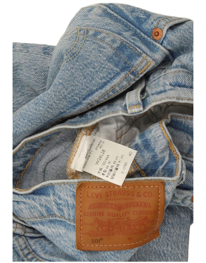 Vaqueros Levi's Mujer 501 Rectos W26 L28 Azul
