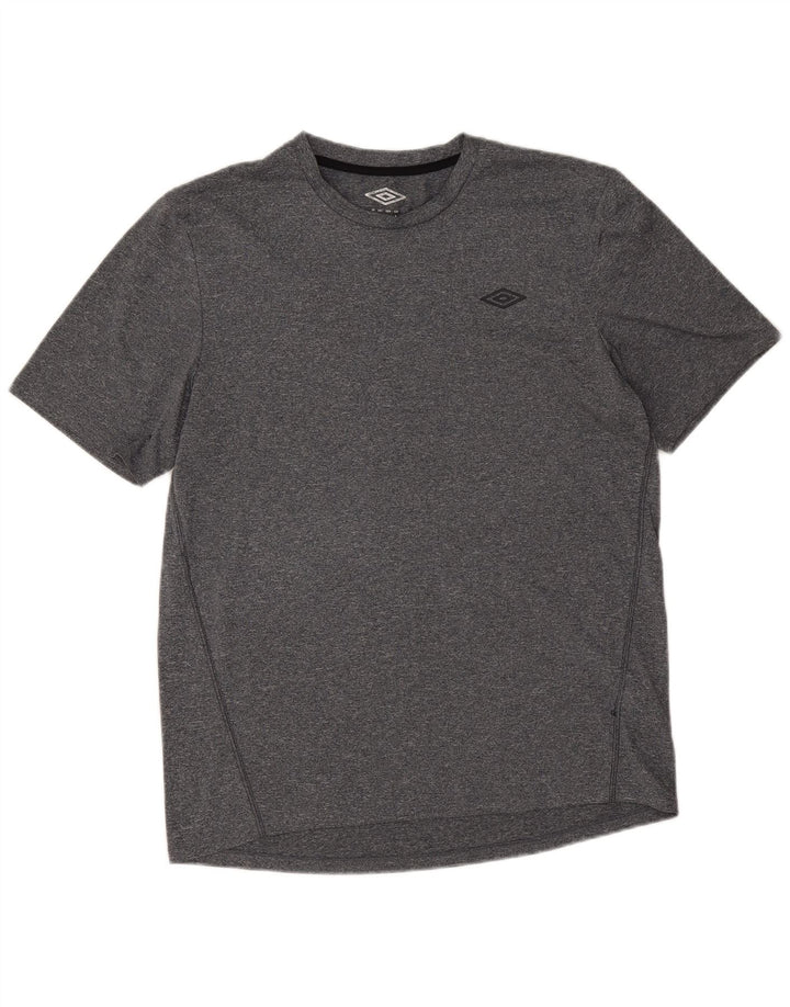 Camiseta Umbro Hombre Top Poliéster Moteado Gris Medio