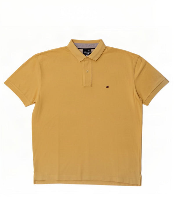 Polo Tommy Hilfiger Hombre XL Algodón Amarillo