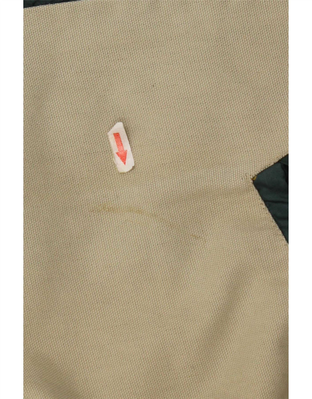 Chaqueta bomber vintage para hombre Reino Unido 42 XL Bloque de color beige