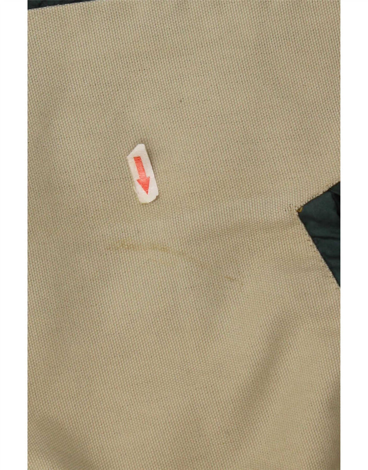 Chaqueta bomber vintage para hombre Reino Unido 42 XL Bloque de color beige