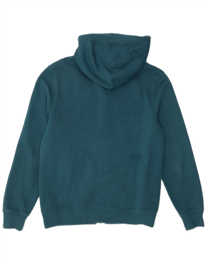 Jack Wills Sudadera con capucha y cremallera para hombre de algodón turquesa medio