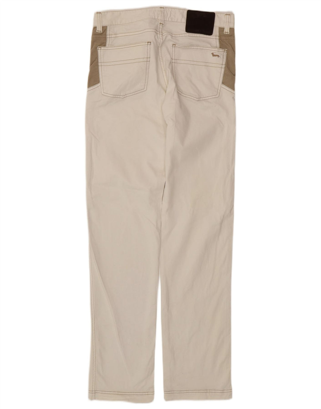 HARMONT & BLAINE Pantalones casuales para hombre IT 48 Medium W33 L34 Blanco