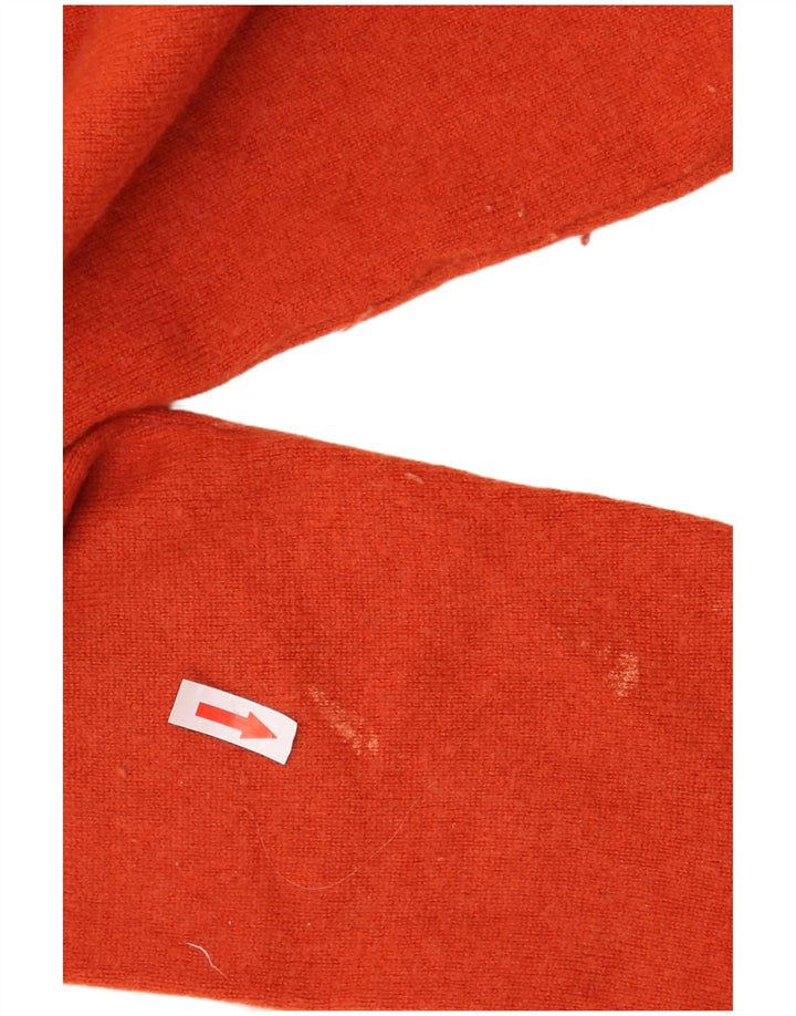 Hobbs Suéter Corto con Cuello de Tortuga para Mujer UK 46 Grande Lana Naranja