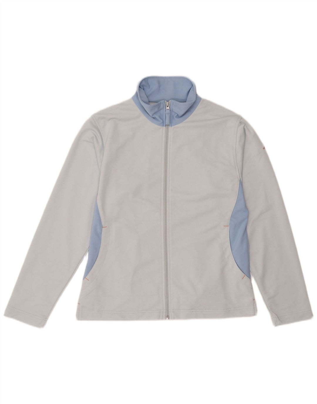 KAPPA Chaqueta de chándal para mujer UK 40 Grande Azul Colorblock Poliéster