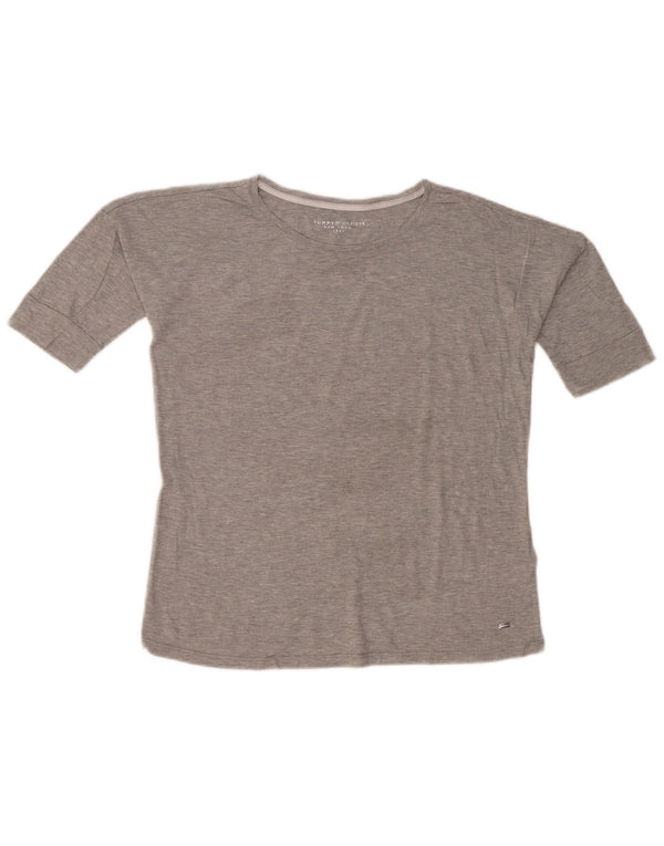 Tommy Hilfiger Camiseta para mujer Top UK 46 Grande Gris Algodón