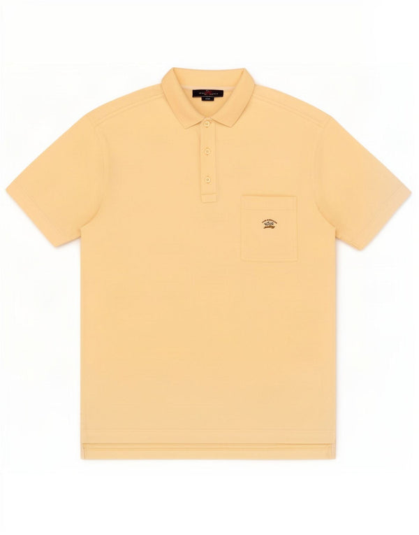 Paul & Shark Polo para hombre 2XL Algodón amarillo