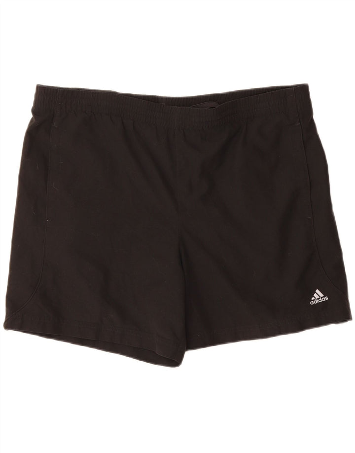 ADIDAS Mens Clima 365 Sport Shorts XL Black Polyester Vintage Adidas and Second-Hand Adidas from Messina Hembry 
