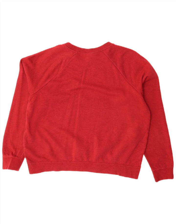 Nike - Sudadera extragrande para mujer, talla 40, algodón rojo grande