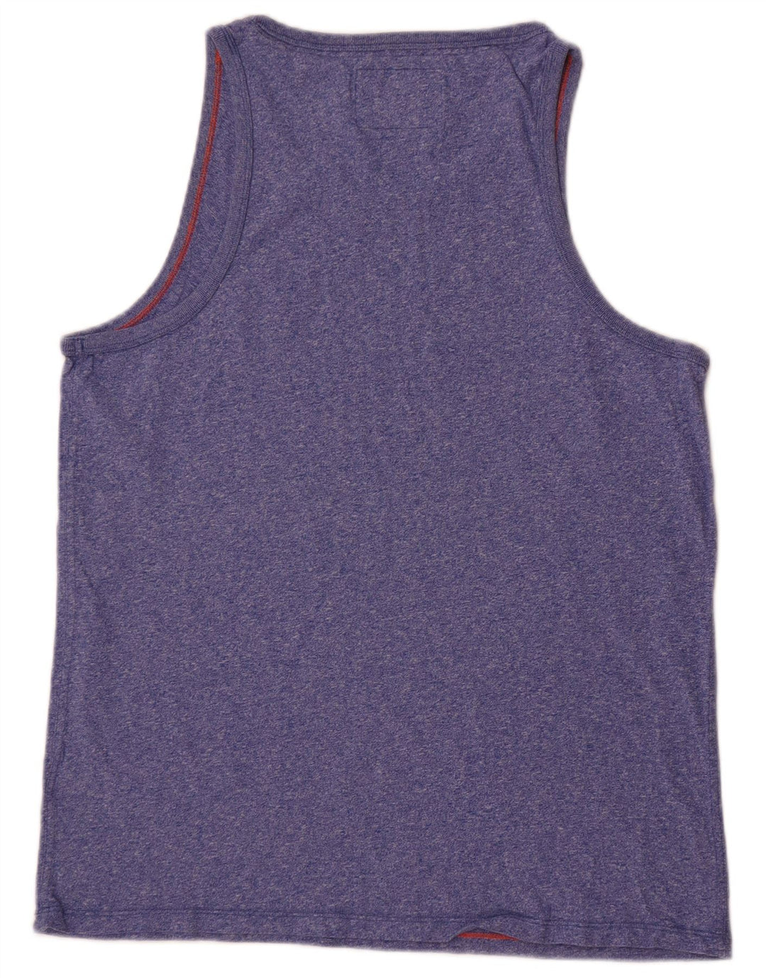 Superdry Hombre Chaleco Top Grande Azul Moteado