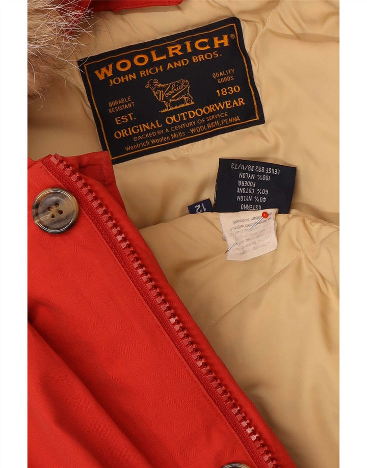Woolrich Chaqueta acolchada con capucha para niño 11-12 años Nylon rojo