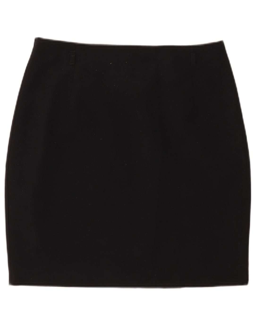 Marks & Spencer Minifalda para mujer UK 12 Medium W30 Poliéster negro