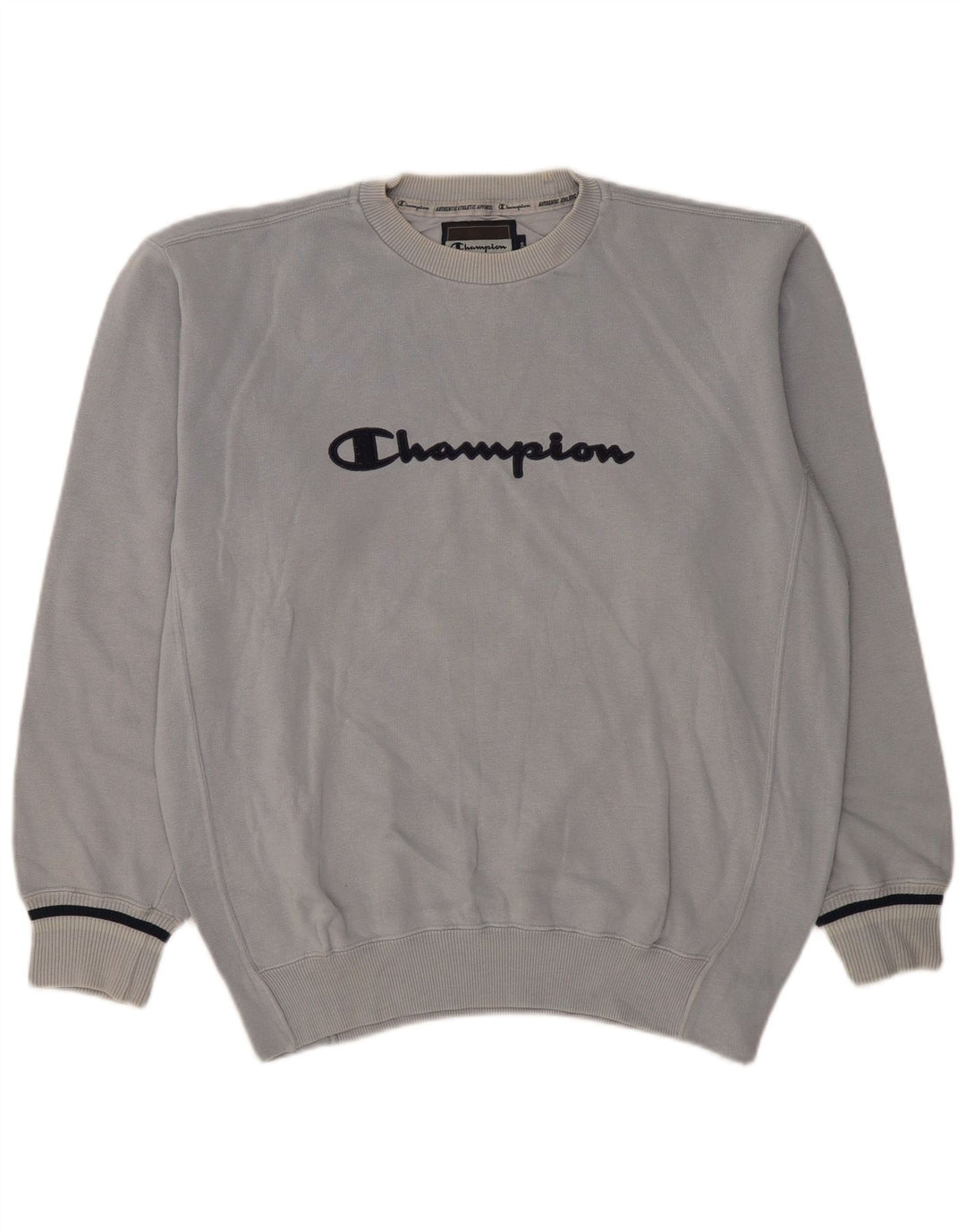 Champion Sudadera Gráfica para Hombre Jersey Grande De Algodón Azul Clásico