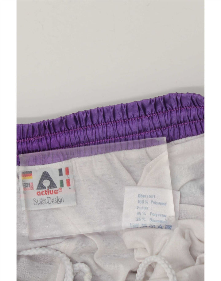 Pantalones de chándal para hombre Active Joggers Large Purple Geométrico Poliamida
