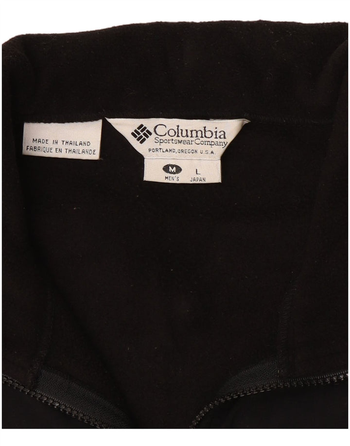 COLUMBIA Chaqueta polar de titanio para hombre UK 38 Medium Black Colourblock