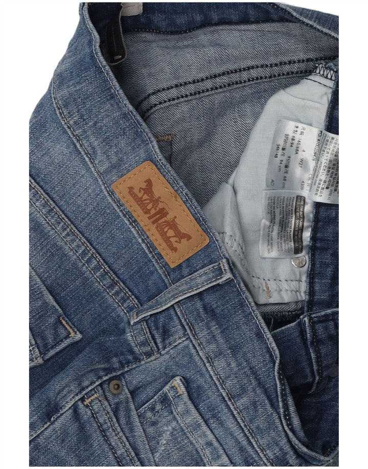 LEVI'S Capri Jeans para mujer US 4 Small W27 L18 Algodón azul