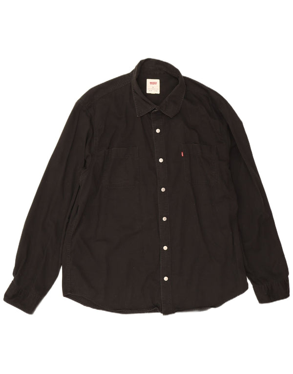 Camisa Levi's Hombre 2XL Algodón Negro