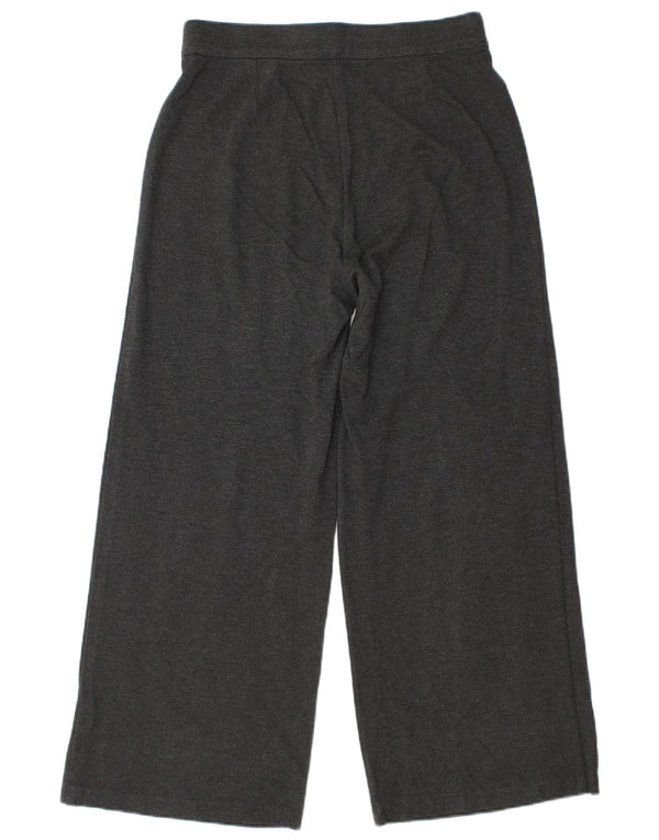 Marks & Spencer Pantalones anchos para mujer UK 12 Medium W30 L27 Viscosa gris