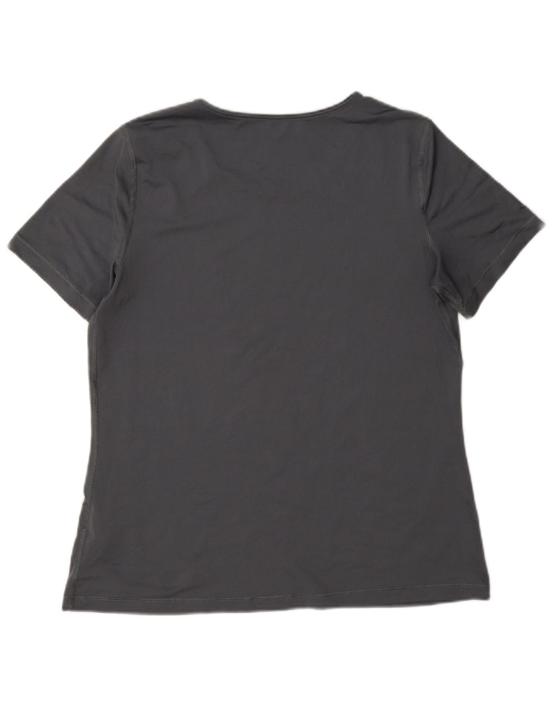Nike Mujer Dri Fit Camiseta Top UK 40 Grande Gris Poliéster