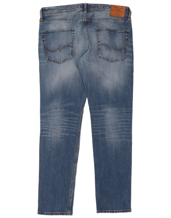 Jack & Jones Vaqueros ajustados Mike Comfort Fit para hombre W36 L34 Algodón azul
