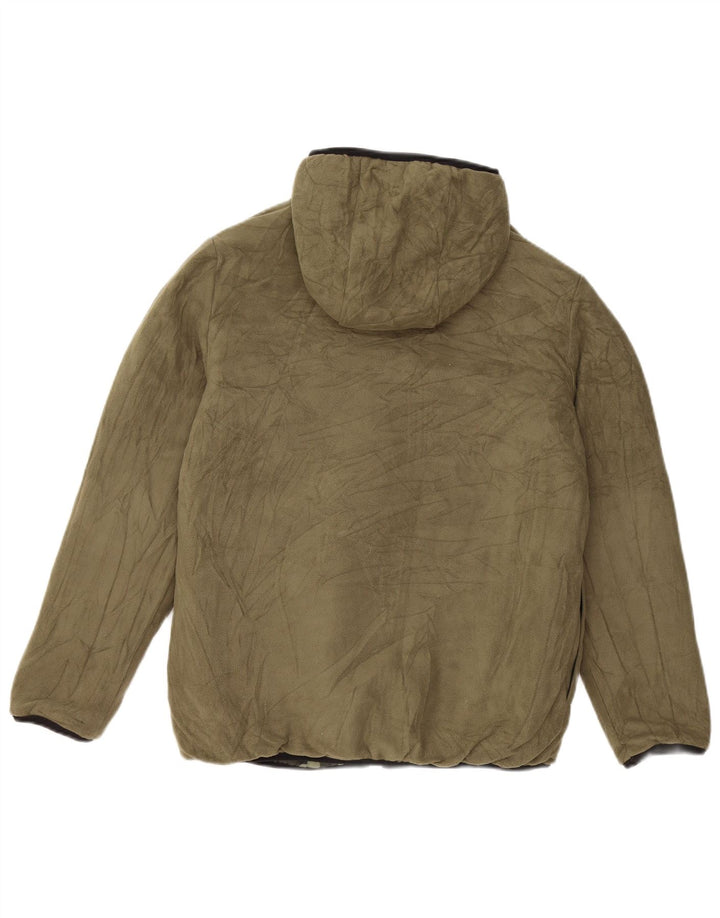 UNDER ARMOUR Abrigo acolchado con capucha para niño 13-14 años Camuflaje caqui