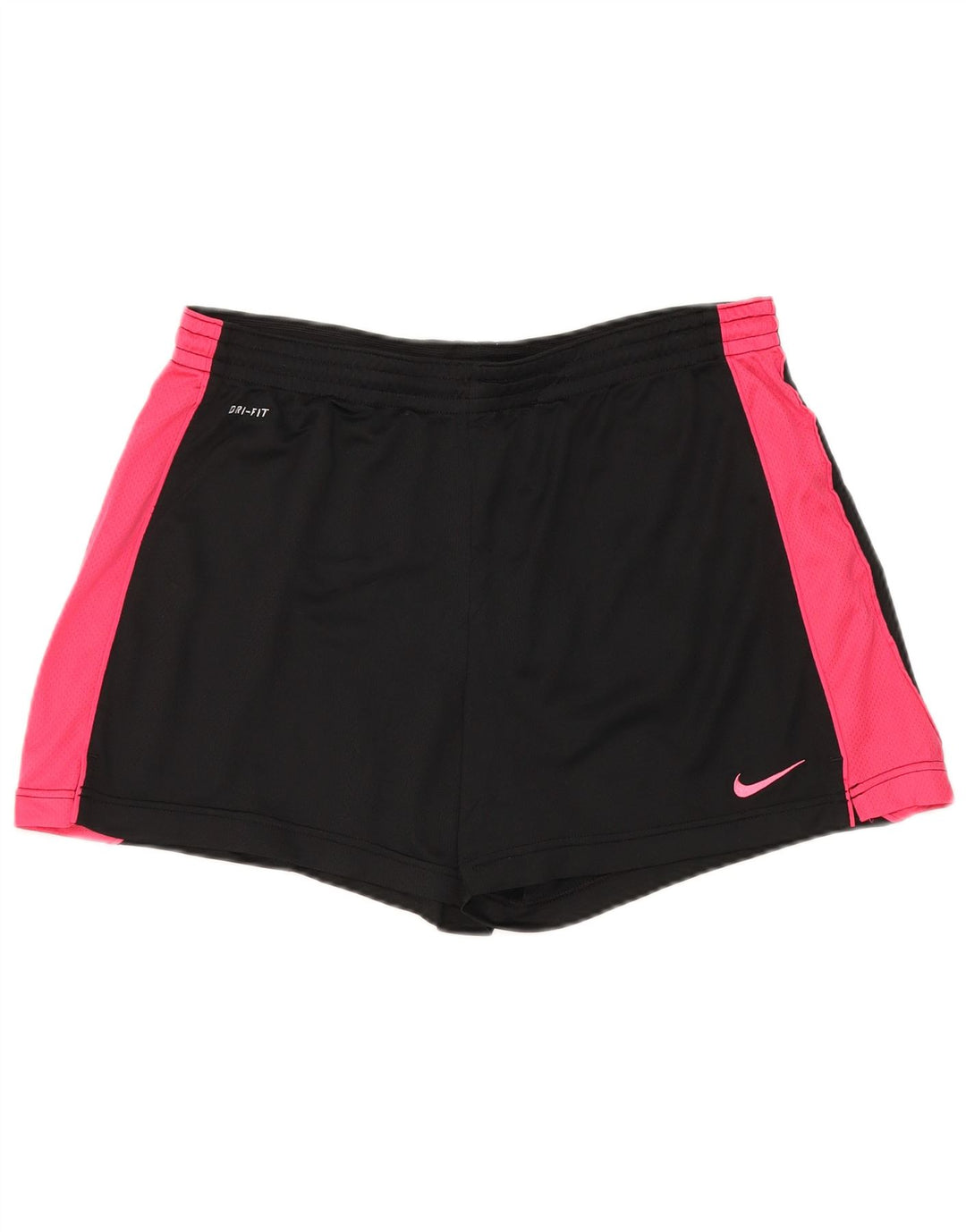 Nike - Pantalones cortos deportivos Dri Fit para hombre, poliéster color block, talla grande, color negro