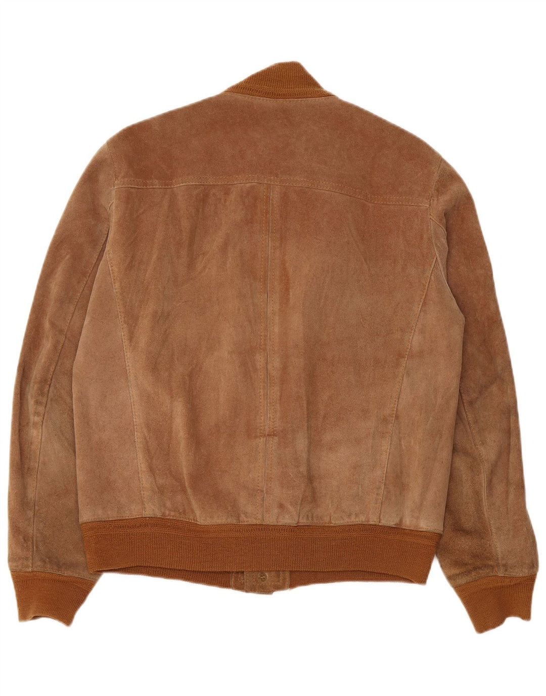 Vintage hombres ante bomber chaqueta IT 52 XL cuero marrón